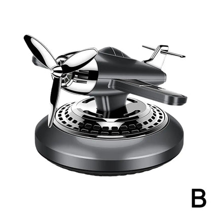 Car Air Freshener Solar Aircraft Decoration Mini Car Perfume Air Freshener Fragrance