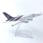 16CM A380 Series airplane kit Alloy Metal Diecast Airplanes Toy Airbus 380 plane model for Collection Gift