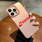 Swiss International Air Lines logo Phone Case For iPhone 17 16 15 14 13 12 11 Pro Max Air multicolor Matte Laser Metallic Aurora