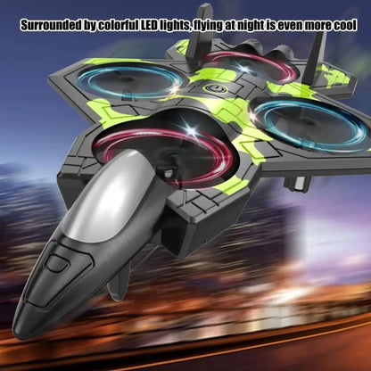 EPP Foam Remote Control Foam Fighter RC Drones Rechargeable Glider Flying Helicopter Toy Portable with Light RC Hobby Jet Plane