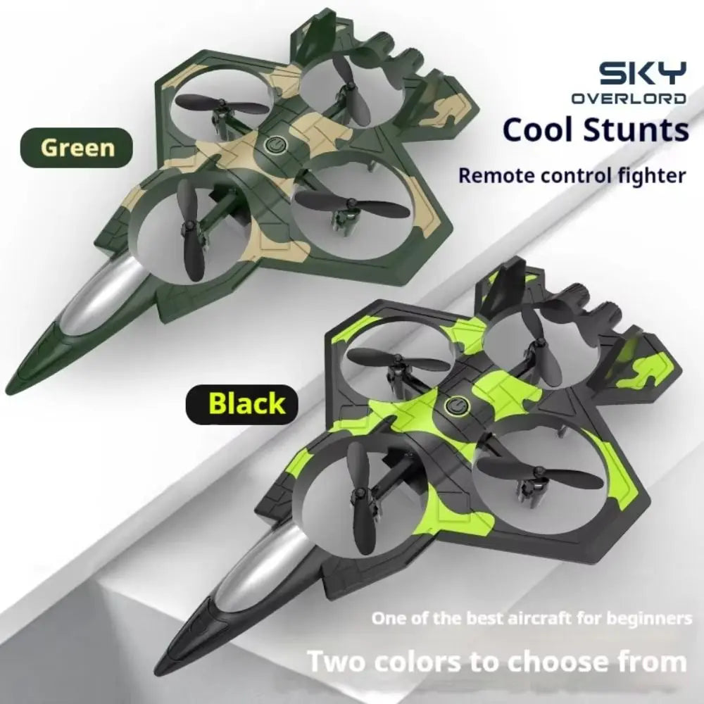 EPP Foam Remote Control Foam Fighter RC Drones Rechargeable Glider Flying Helicopter Toy Portable with Light RC Hobby Jet Plane