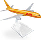16cm Metal Airplane B757 DHL Cargo Aircraft Model Diecast 1/400 Scale Model Toy Airplane For Boys Collectible Miniature Gifts