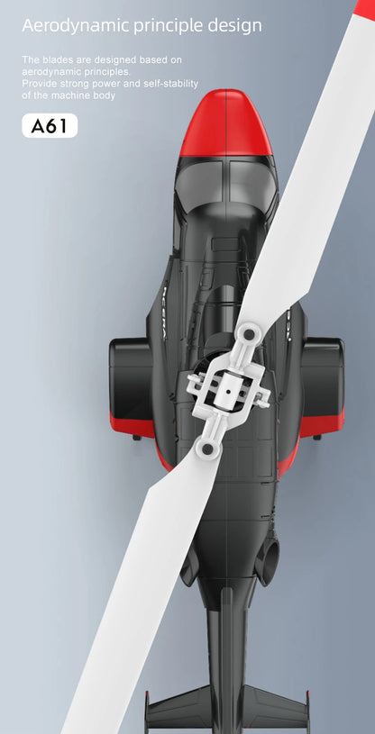 A61 RC Helicopter 2.4G 6-Aixs Gyroscope 4CH Altitude Hold Optical Flow Remote Control Helicopter Toys For Kid Adult