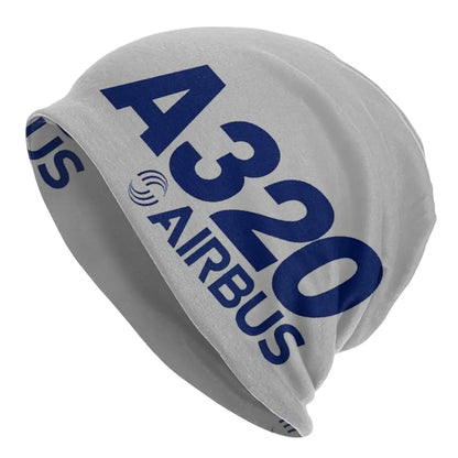 Airbus A320 Logo Warm Knitted Cap Fashion Bonnet Hat Autumn Winter Outdoor Beanies Hats for Men Women Adult