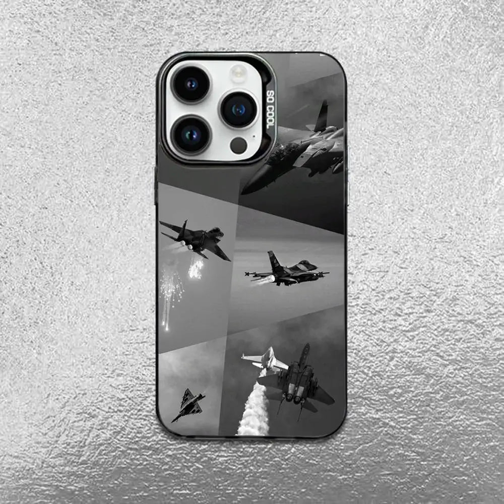 Fighter Plane Poster F-22 raptor Phone Case For iPhone