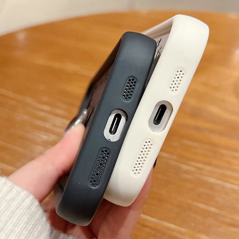 Shockproof Luxury Airplane Pattern Silicone Case For iPhone 16 15 14 Pro Max 11 12 13 Pro 16E XR 15 16 Plus Soft TPU Phone Cover