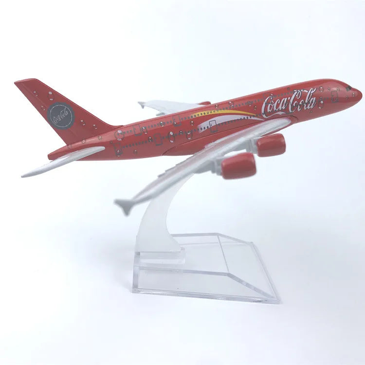 16CM A380 Series airplane kit Alloy Metal Diecast Airplanes Toy Airbus 380 plane model for Collection Gift