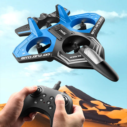 YP3 Glider RC Drone with Light Flying Helicopter RC Hobby Jet Plane 2.4G Stunt Remote Control Foam Fighter Airplane Toy Drone