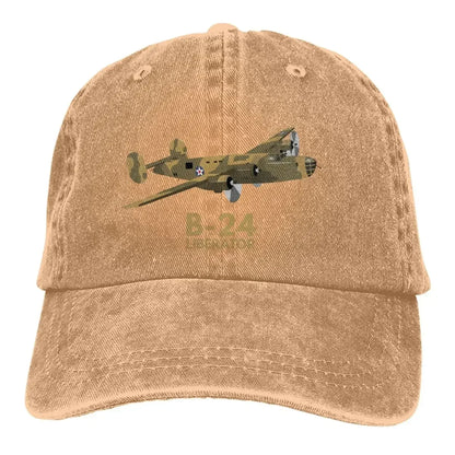 B-24 Liberator WW2 Heavy Bomber Baseball Caps Peaked Cap Airplane Lover Sun Shade Cowboy Hats for Men Trucker Dad Hat