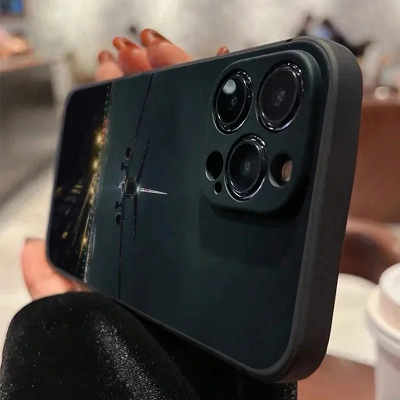 Airplane Landing Airport Painted Phone Case for iPhone 15 Cases iPone 16 14 13 12 11 Pro Max XS X XR 7 8 Plus SE 2022 Soft Cover