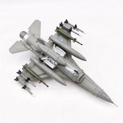 1:72 F16 Diecast Fighter Model, Retro Plane Model, Stimulated Airplane Collection Model with Display Base for Bedroom