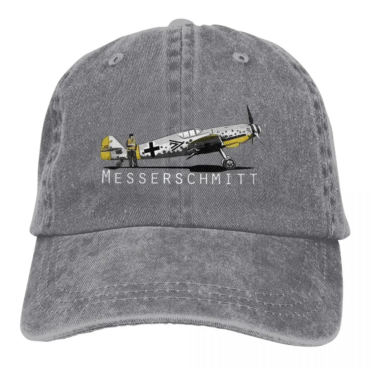 Airplane Lover Multicolor Hat Peaked Men Women's Cowboy Cap BF 109 Baseball Caps Personalized Visor Protect Hats
