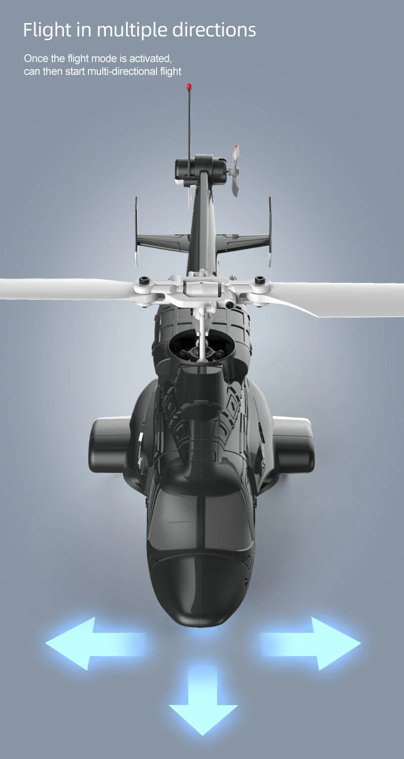 A61 RC Helicopter 2.4G 6-Aixs Gyroscope 4CH Altitude Hold Optical Flow Remote Control Helicopter Toys For Kid Adult