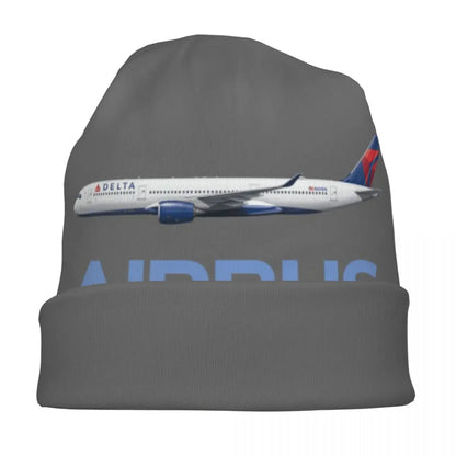 New Airbus Beluga A350 Warm Knitted Cap Fashion Bonnet Hat Autumn Winter Outdoor Beanies Hats for Men Women Adult