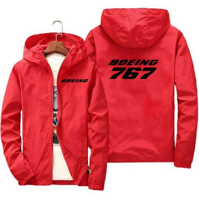 New Mens Hoodies Boeing 737 777 767 Print Men Coat Casual Jogging Thin Jacket Harajuku Zipper Hoodies Sweatshirts
