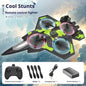 EPP Foam Remote Control Foam Fighter RC Drones Rechargeable Glider Flying Helicopter Toy Portable with Light RC Hobby Jet Plane