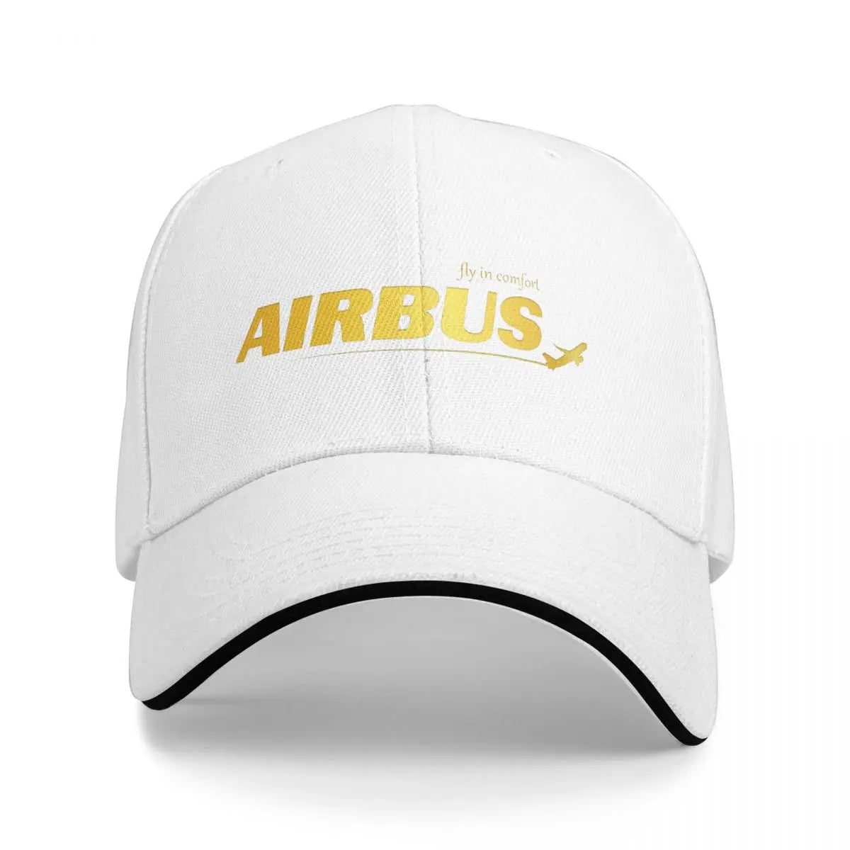 Airbus Golden Logo Baseball Caps Activities Snapback Hat Unisex Hats