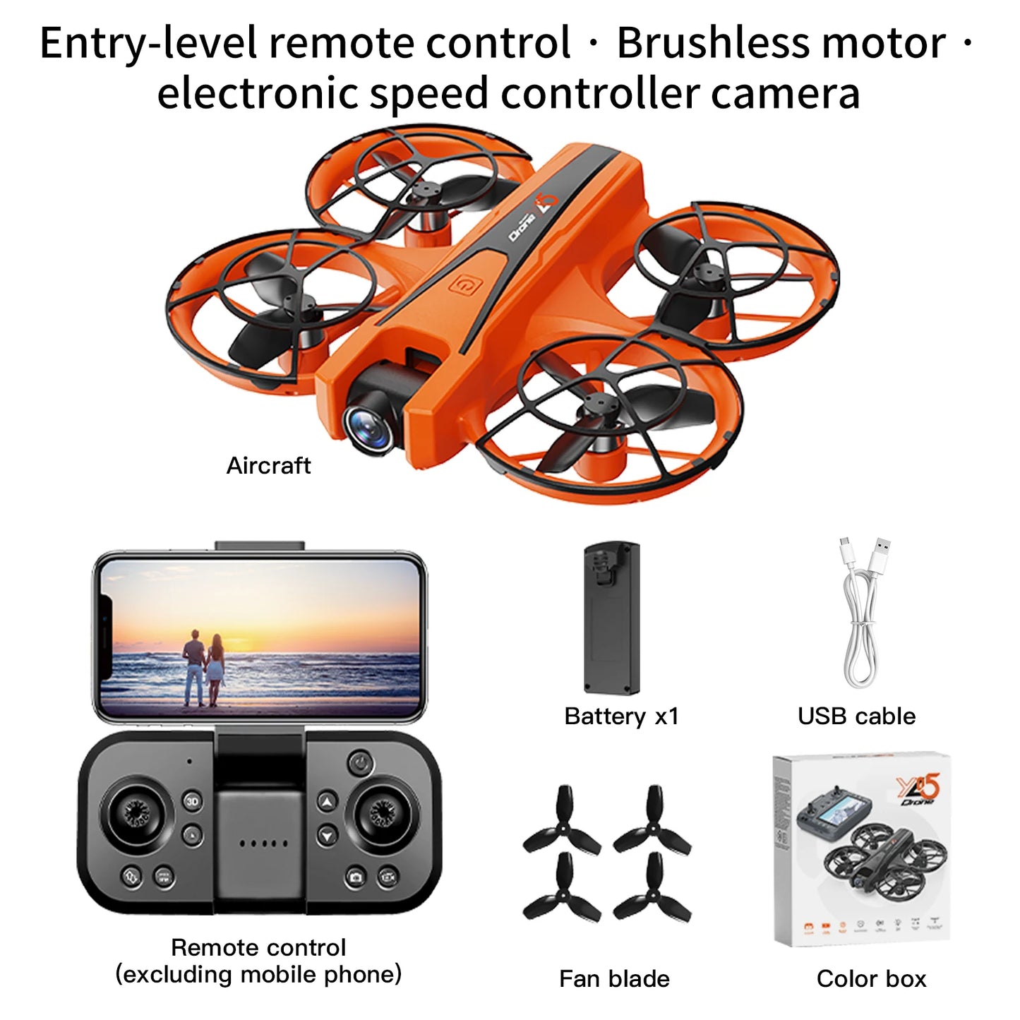 2025 YL05 Drone 8K HD Camera Screen Remote Control Brushless RC Helicopter 360° Flip Quadcopter Dron RC Toys Gift For Kid Boy