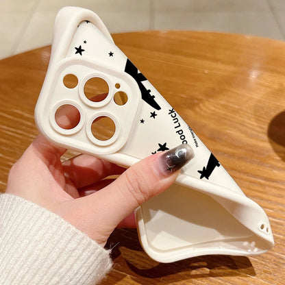 Shockproof Luxury Airplane Pattern Silicone Case For iPhone 16 15 14 Pro Max 11 12 13 Pro 16E XR 15 16 Plus Soft TPU Phone Cover