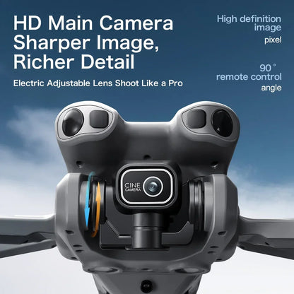 GT50 Drone FPV 8K Professional 4K HD Dual Camera WIFI Light Flow Brushless Motor Obstacle Avoidance Quadcopter Toys