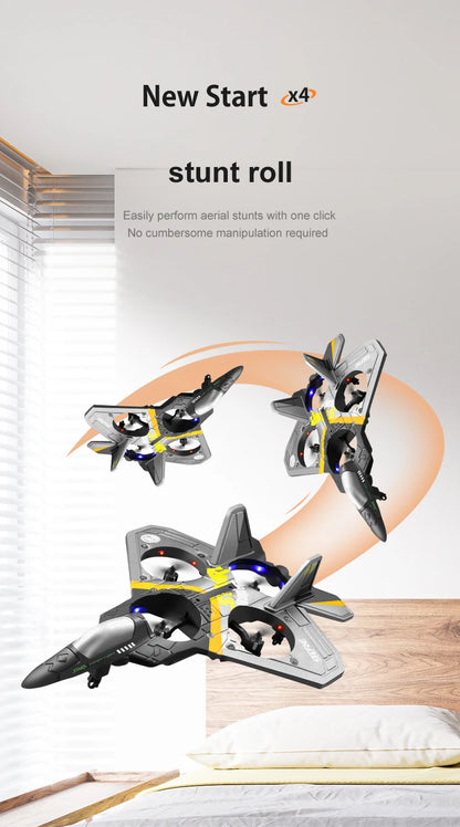 V17 RC Remote Control Airplane 2.4G Remote Control Fighter Hobby Plane Glider Airplane EPP Foam Toys RC drone Kids Gift rcplane