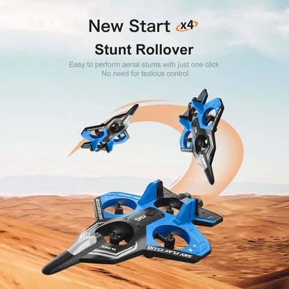 New YP3 Glider Flying Helicopter RC Hobby Jet Plane 2.4G Stunt Remote Control Foam Fighter Airplane Toy Drone With Light