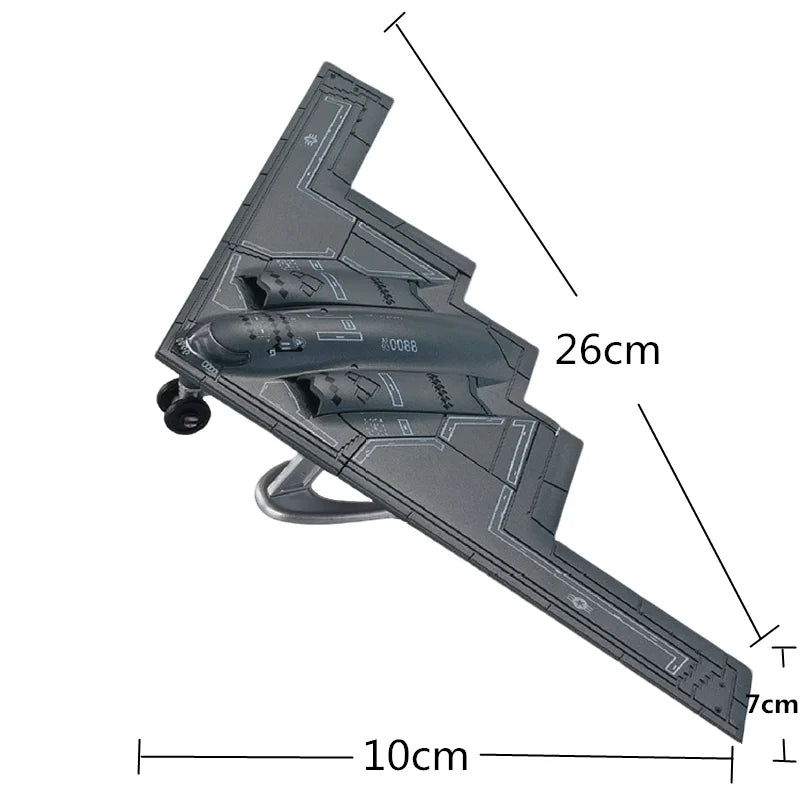 1:200 Creative Military Series Building Blocks The B2 Ghost Stealth Bomber Fighter Model Home Decor Toys For Kids Christmas Gift