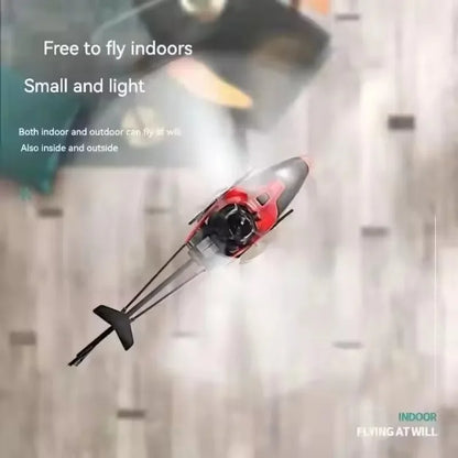 Mini Remote Control Aircraft Helicopter Flying Interaction Gesture Sensing Children Airplane Kids Toy with Flashing Light