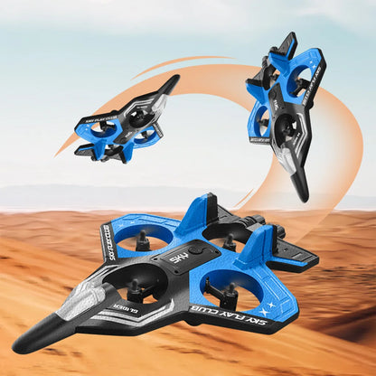 YP3 Glider RC Drone with Light Flying Helicopter RC Hobby Jet Plane 2.4G Stunt Remote Control Foam Fighter Airplane Toy Drone