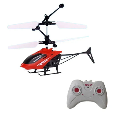 Mini Remote Control Aircraft Helicopter Flying Interaction Gesture Sensing Children Airplane Kids Toy with Flashing Light