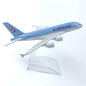 16CM A380 Series airplane kit Alloy Metal Diecast Airplanes Toy Airbus 380 plane model for Collection Gift