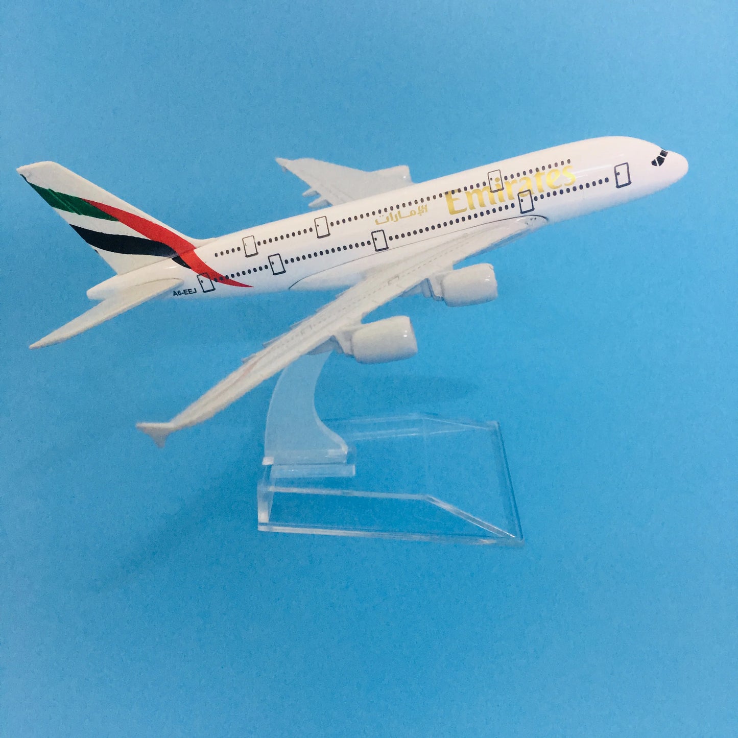 JASON TUTU United Arab Emirates Airline airbus A380 Airplane Model Aircraft Diecast Model Plane Metal 1:400 airplane