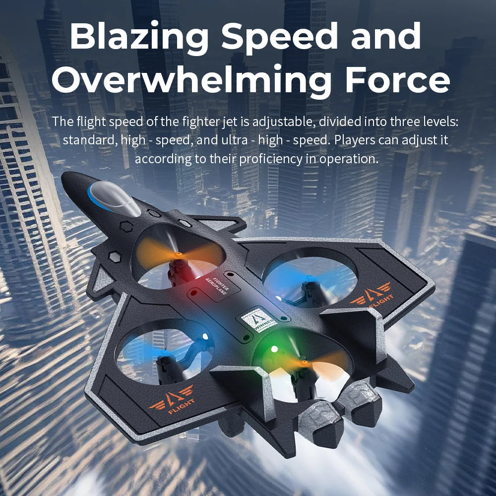 JJRC H130 Remote Control Aircraft Children's Fighter Glider Foam Stunt Drone Boy Toy 2.4G Four Axle Aircraft