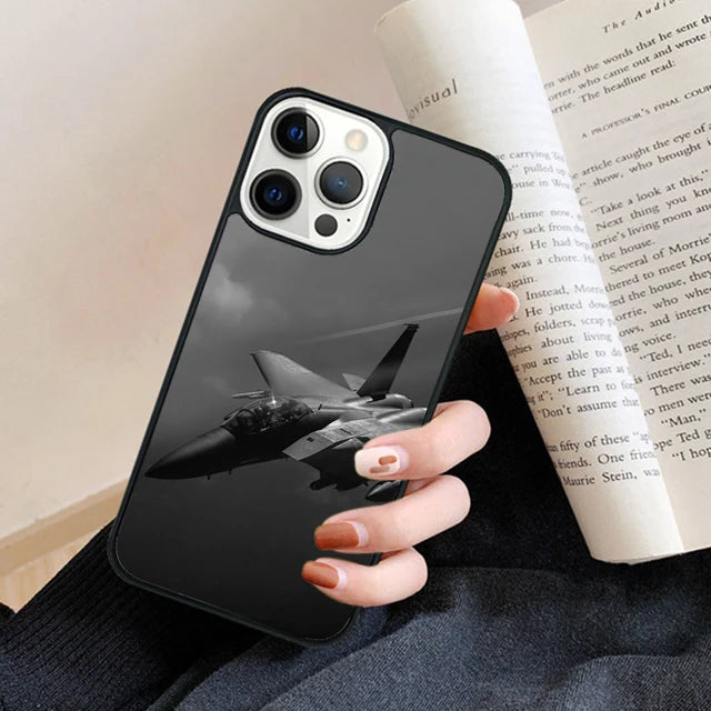 Jet Fighting Aircraft Phone Case Back Cover for iPhone 17 Air 16 15 14 13 11 12 Pro Max Plus Fundas Coque