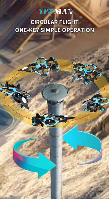 Stunt Light Remote Control Aircraft Four Channel Hovering High Altitude Rolling Special Effects Fighter Four Axis UAV