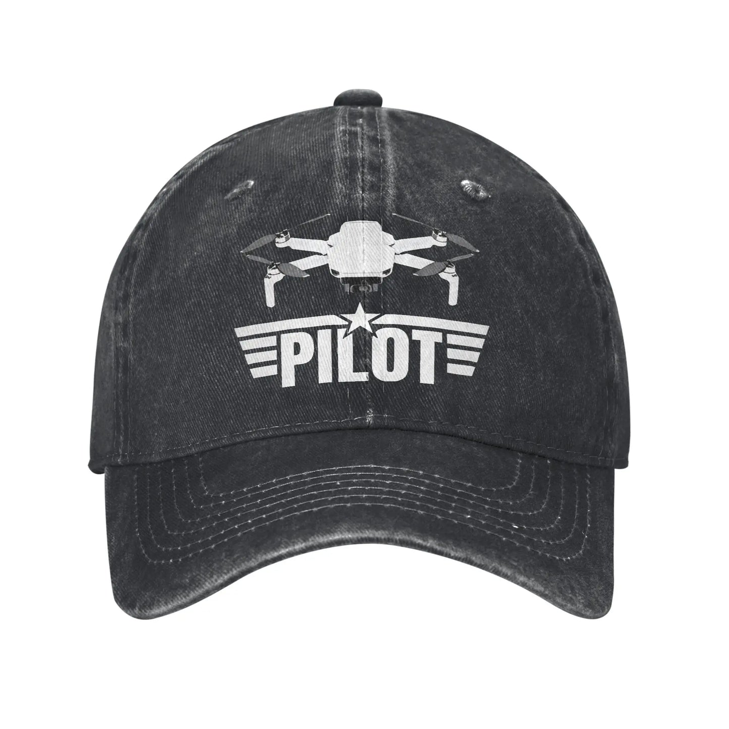 Drone Pilot for Quadcopter Men Women Baseball Caps FPV Racing Pilot Distressed Washed Hats Vintage Outdoor Travel Gift Sun Cap