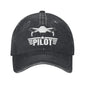 Drone Pilot for Quadcopter Men Women Baseball Caps FPV Racing Pilot Distressed Washed Hats Vintage Outdoor Travel Gift Sun Cap