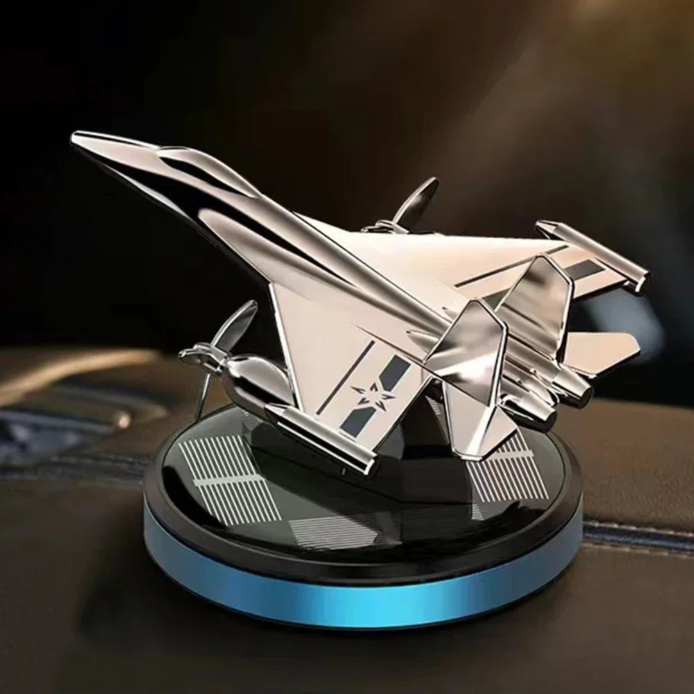 Solar car air freshener, aircraft rotating aromatherapy perfume, car long-lasting fragrance, car interior decoration