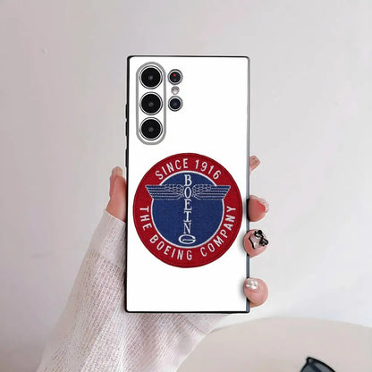 Cool The B_Boeing Design Phone Case for Samsung Galaxy S25 S24 S23 S22 S21 S20 Ultra Plus Shockproof Frosted Soft Cover Funda