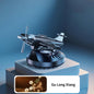 New solar powered rotating aircraft car fragrance car perfume seat accessories car interior perfume decoration