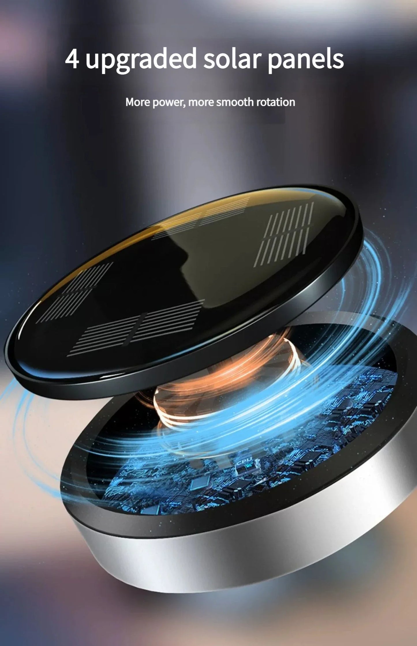 Car air freshener Solar Helicopter Styling Decorative Aromatherapy Car interior accessories Propeller rotary perfume diffuser