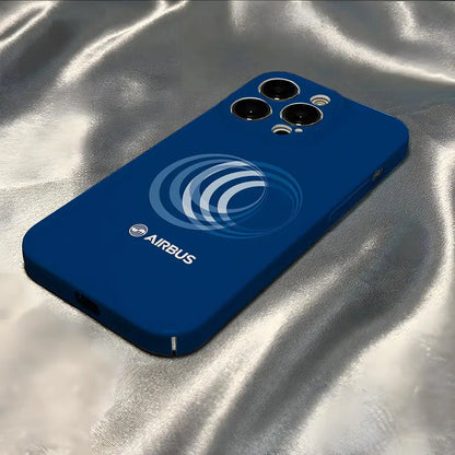 Airbus Logo Phone Case For Iphone 16 Pro Max 15 Pro 13 14 12 11 8 7 Plus X XR XS Max All Inclusive Cover