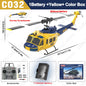 C032 RC Helicopter 2.4G 6-Aixs Gyroscope 6CH Altitude Hold Optical Flow Brushless Remote Control Helicopter Toys For Kid Adult