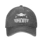 Drone Pilot for Quadcopter Men Women Baseball Caps FPV Racing Pilot Distressed Washed Hats Vintage Outdoor Travel Gift Sun Cap