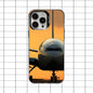 B-BoeingS 777 Top Airplane Phone Case For iPhone 16,15,14,13,12,11,8,7,Pro,Max,Plus,Mini,XS,SE Anti Fall Black Matte Hard