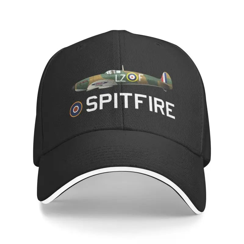Custom Super marine RAF Spitfire Baseball Cap Unisex Adjustable