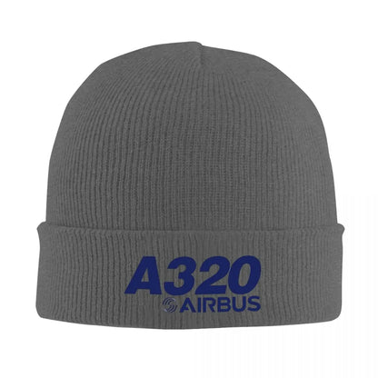 Airbus A320 Logo Warm Knitted Cap Winter Knit Bonnet Hat Skullies Beanies Hip Hop Caps for Unisex