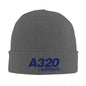 Airbus A320 Logo Warm Knitted Cap Winter Knit Bonnet Hat Skullies Beanies Hip Hop Caps for Unisex