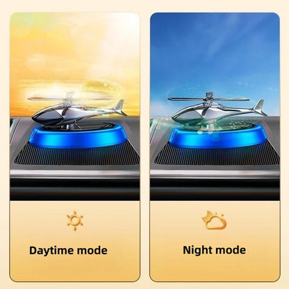 Solar Aircraft Car Decoration Ornaments Car Interior Accessories Desktop Ornament Gift For Woman, Man, Car Enthusiast