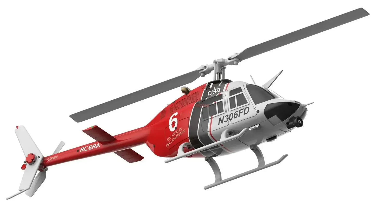 RC ERA C138 BELL 206 Jet Ranger 6-axis Gyro Stabilized Altitude Hold 4ch RC Helicopter Aircraft Hobby for Adults -RTF